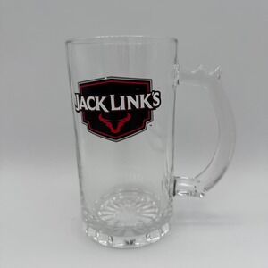 Jack Links Beer Mug Glass‎ Taverna Style Heavy Duty Drinking Glass